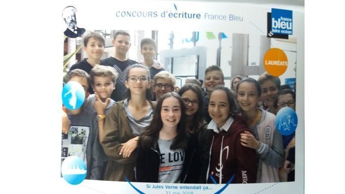 Remise de prix à Nantes pour le concours Jules VERNE remporté par 15 élèves de 6ème