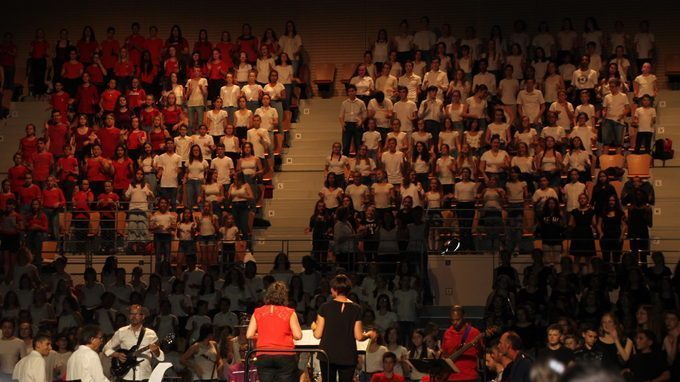 Plus de 1100 jeunes à Choralèges au Vendéspace